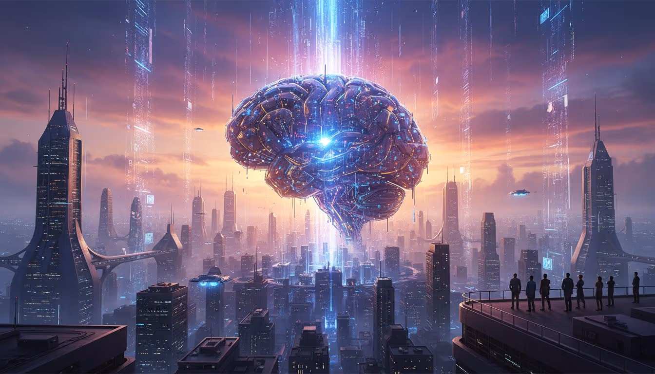 AI 기술의 특이점 개념 대표 이미지